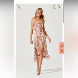 Gaia Floral Midi Dress